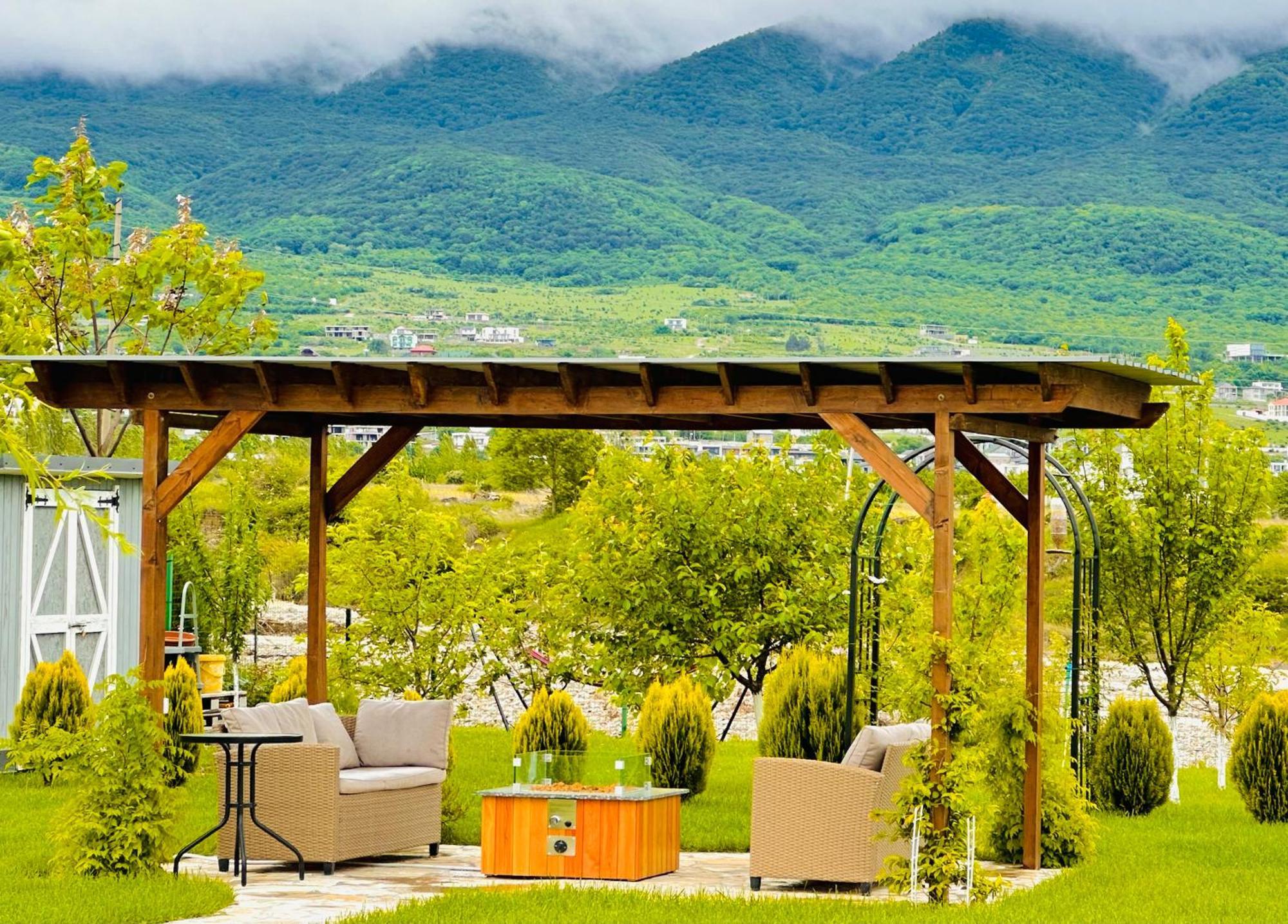 Entire Villa Near Tbilisi Nature Reserve With Panoramic View Mtsʼkhetʼa Exteriör bild